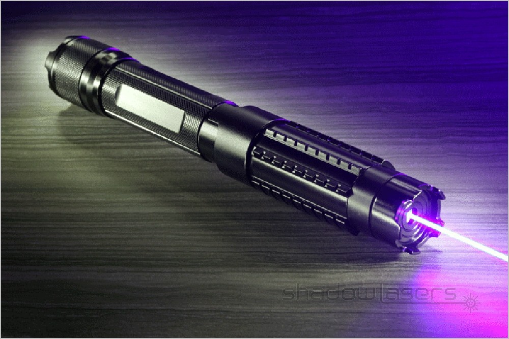 Aluminium THPX6 Adjustable Focus 405nm Purple Handheld Flashlight Visible BeamUS