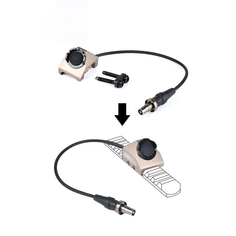 HotButton Pressure Remote Switch For Airsoft M600 Scout Flashlight PEQ NGAL CQBL