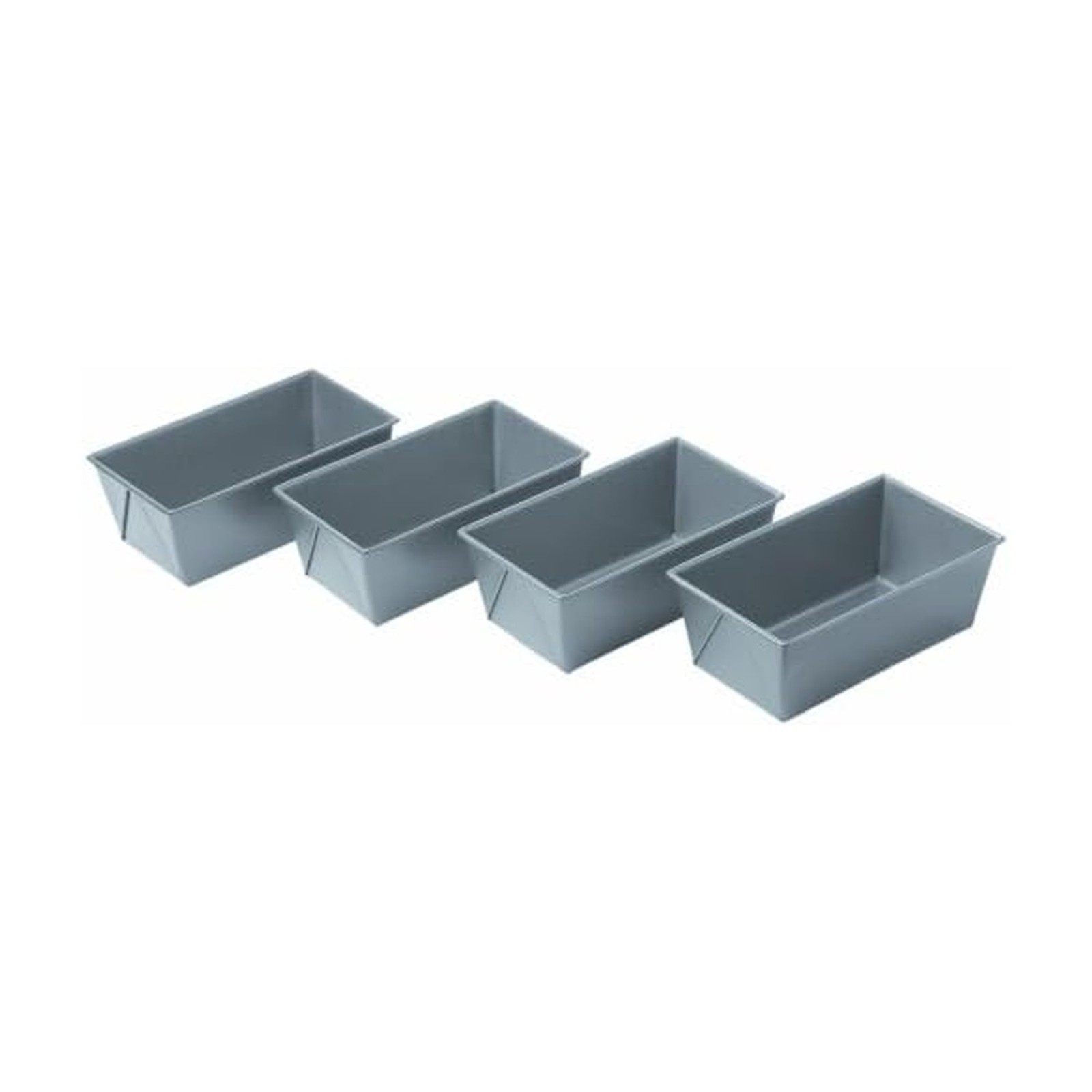 Chicago Metallic Commercial II 5-3/4 by 3-1/4 2-1/4-Inch (pack of 4), Gray