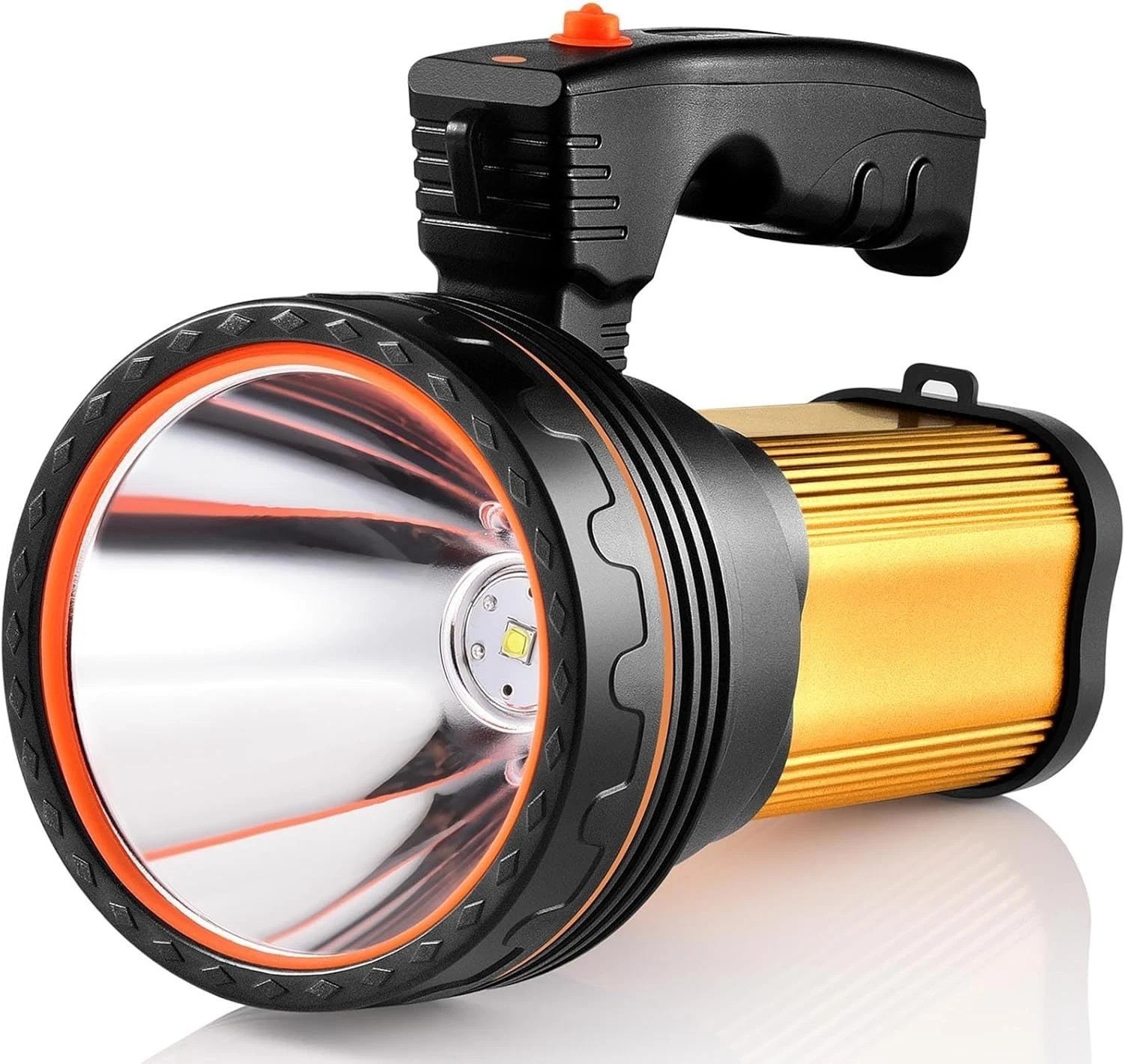 Heavy-Duty Waterproof Handheld Flashlight – 800m Beam for Hunting & Outdoor Use