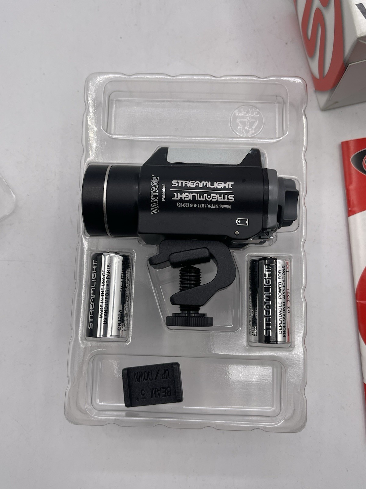 Streamlight Vantage LED Tactical Helmet Lightweight Compact Mounted Flashlight