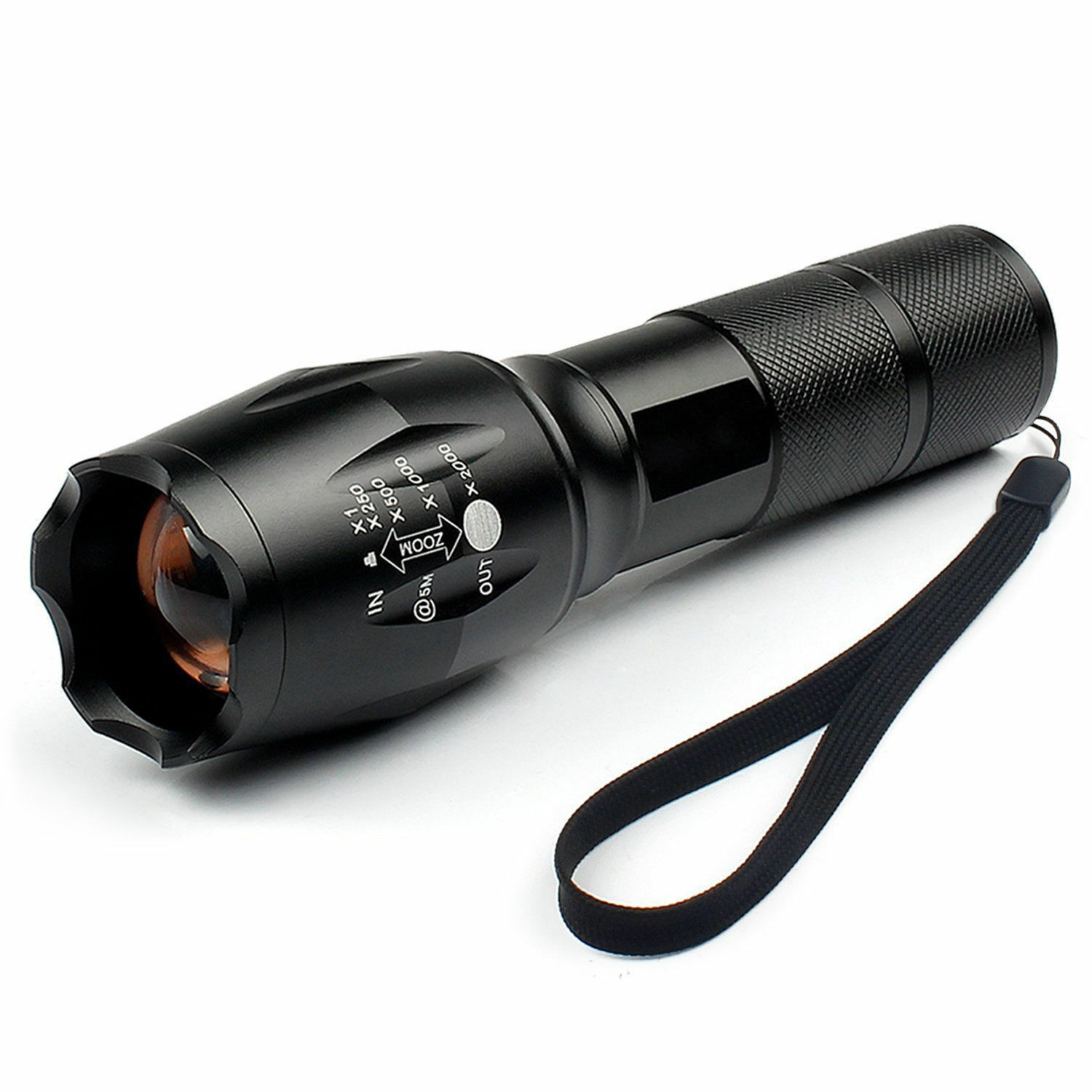 3 Pack Focusing LED Zoom Flashlight Camping Lamp White Light