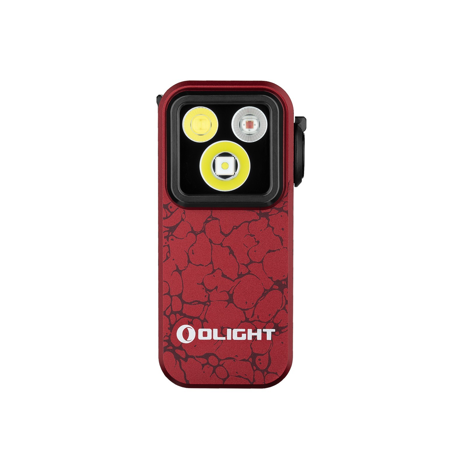 Olight Oclip Pro Molten Lava Clip On light, Flood/Spot/Red Light, 500 Lumens