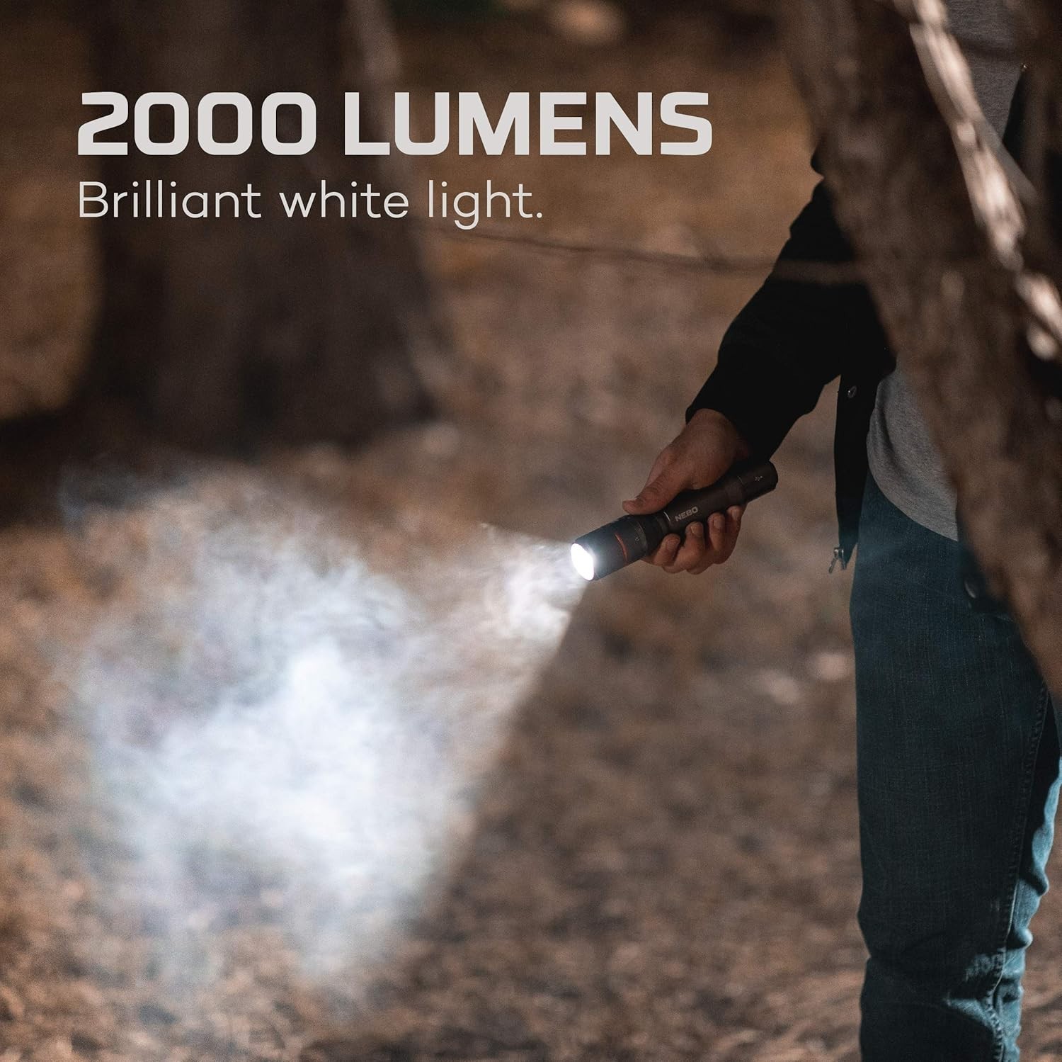 Davinci Compact LED Flashlight & Portable Charger: 2000 Lumens of Brilliance