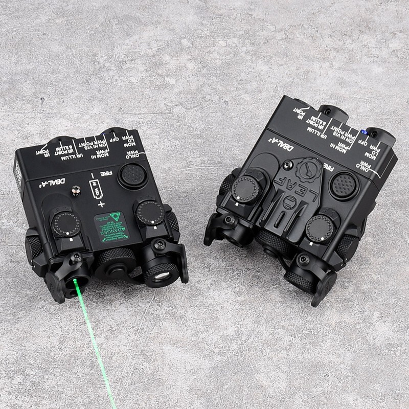 VCSEL DBAL-A2 IR LED Red Green Laser Dot Indicator Full Metal Strobe Weapon Lamp