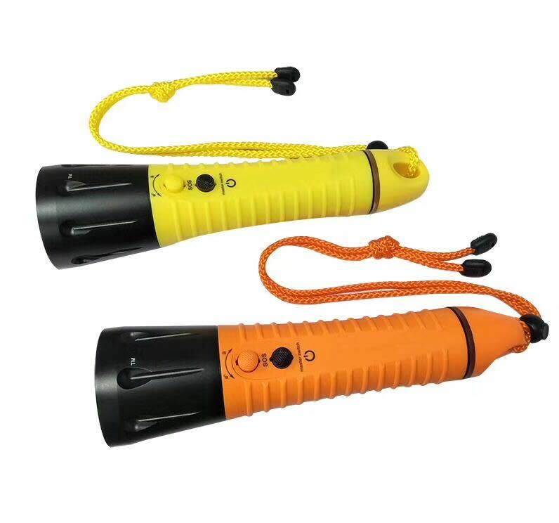 Fitech F12 Pro LED 1000 Lumens Diving Light Flashlight Torch-Orange