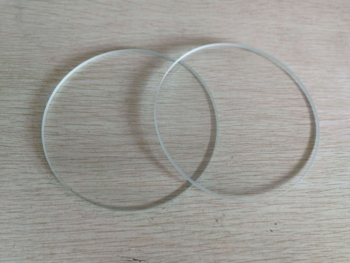 Large Flat Armoured Tempering glass Toughened Tempered Lens 70 80 90 95mm 2pcs