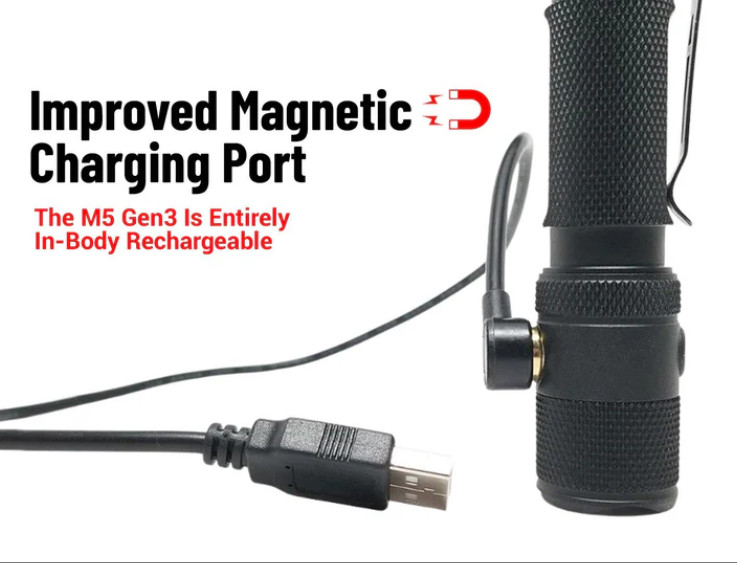 M5 Gen3 – 2,030 Lumen EDC High Power Flashlight