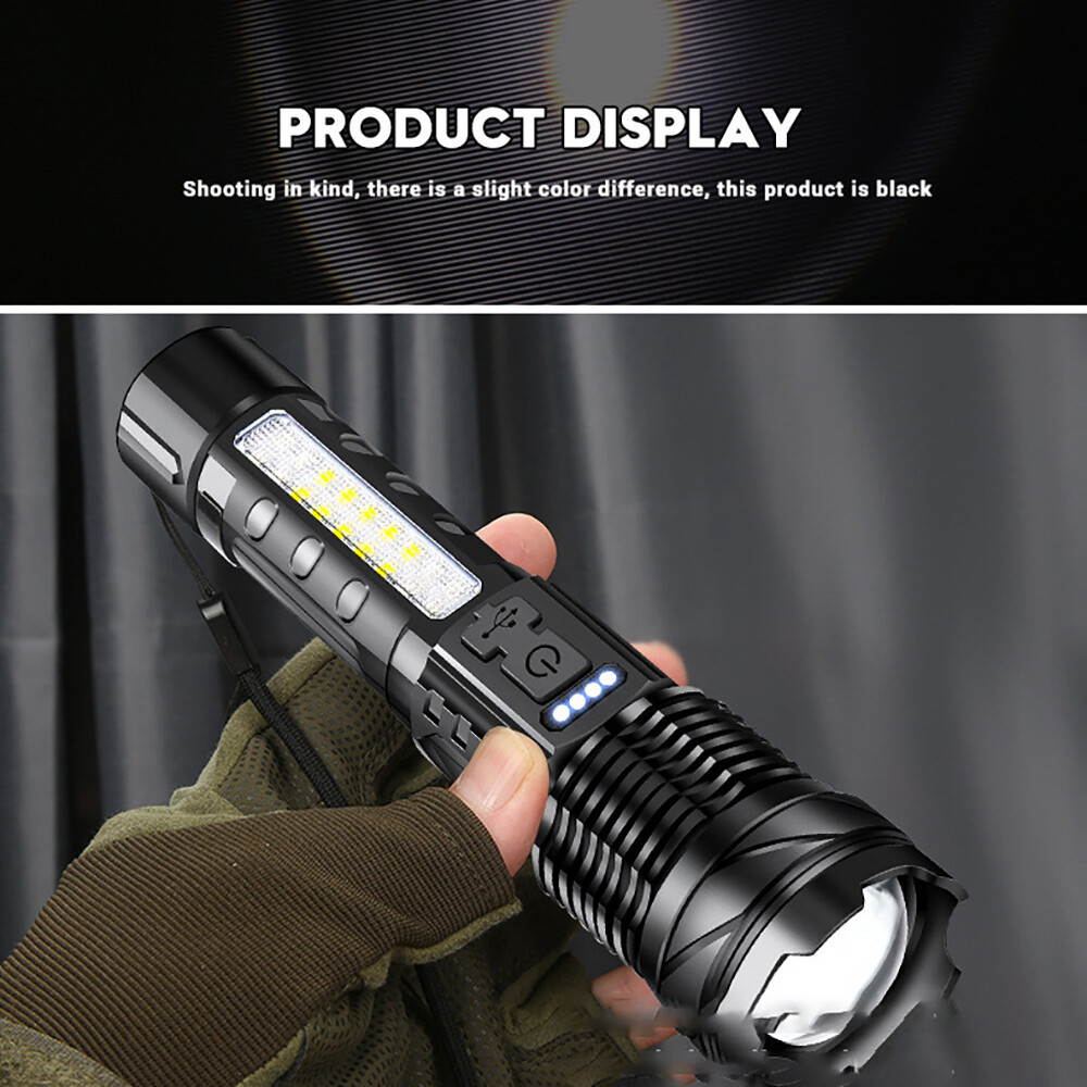 Dual Source Flashlight Portable High Brightness N4I2