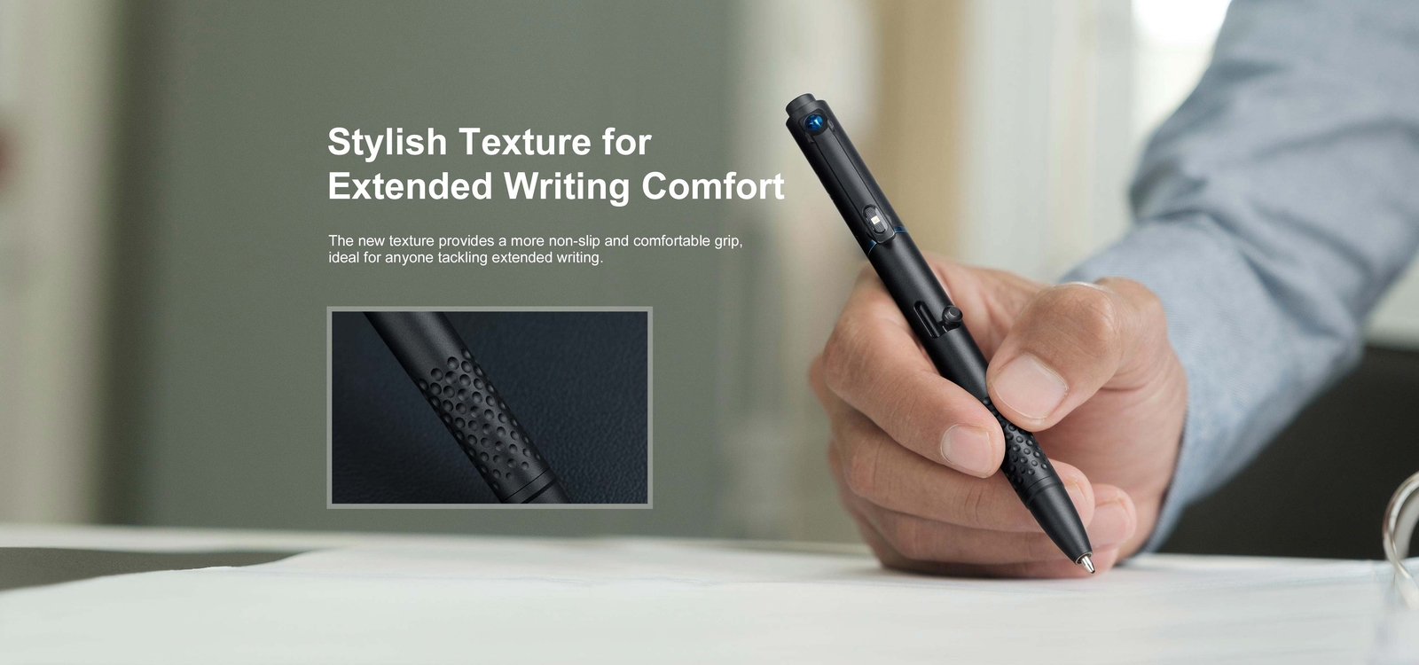 Olight O’Pen Glow EDC Pen with Flashlight and Green Pointer