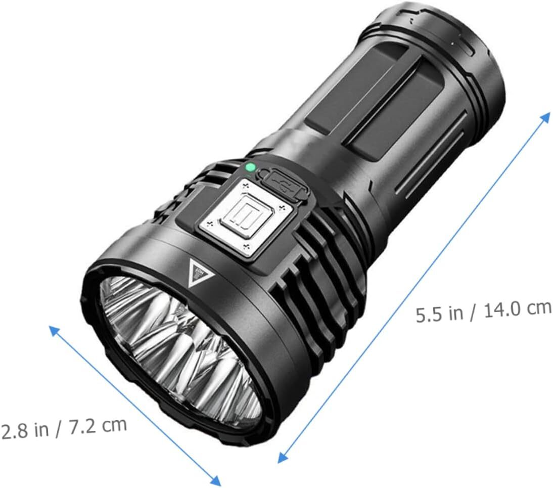 Super Bright 12000000LM Torch 8 LED Flashlight USB Rechargeable Tactical lights