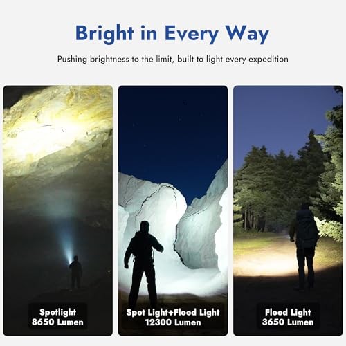 WUBEN X1Pro Rechargeable Flashlight 12300 Lumens EDC IP65