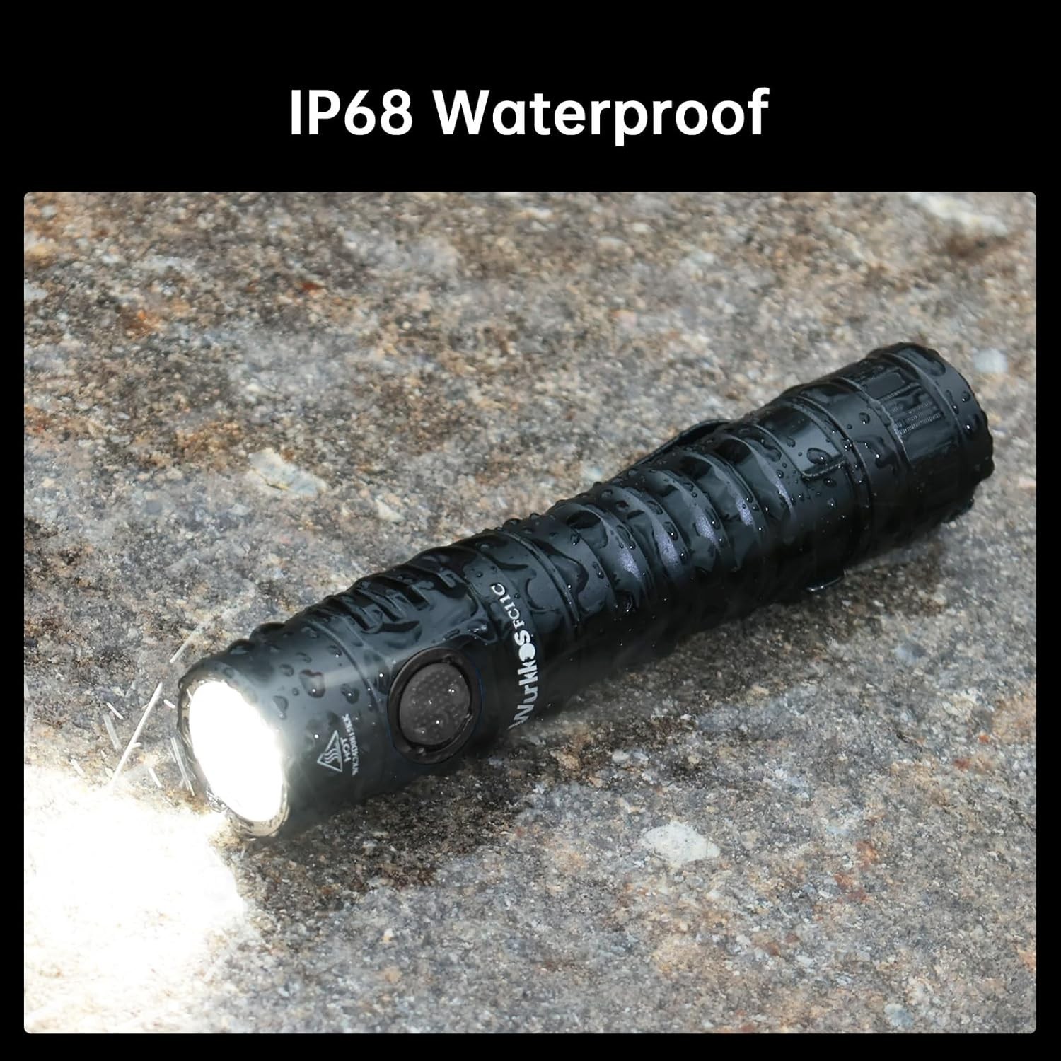 Wurkkos FC11C Rechargeable Led Flashlight 1200 Lumen 5000K