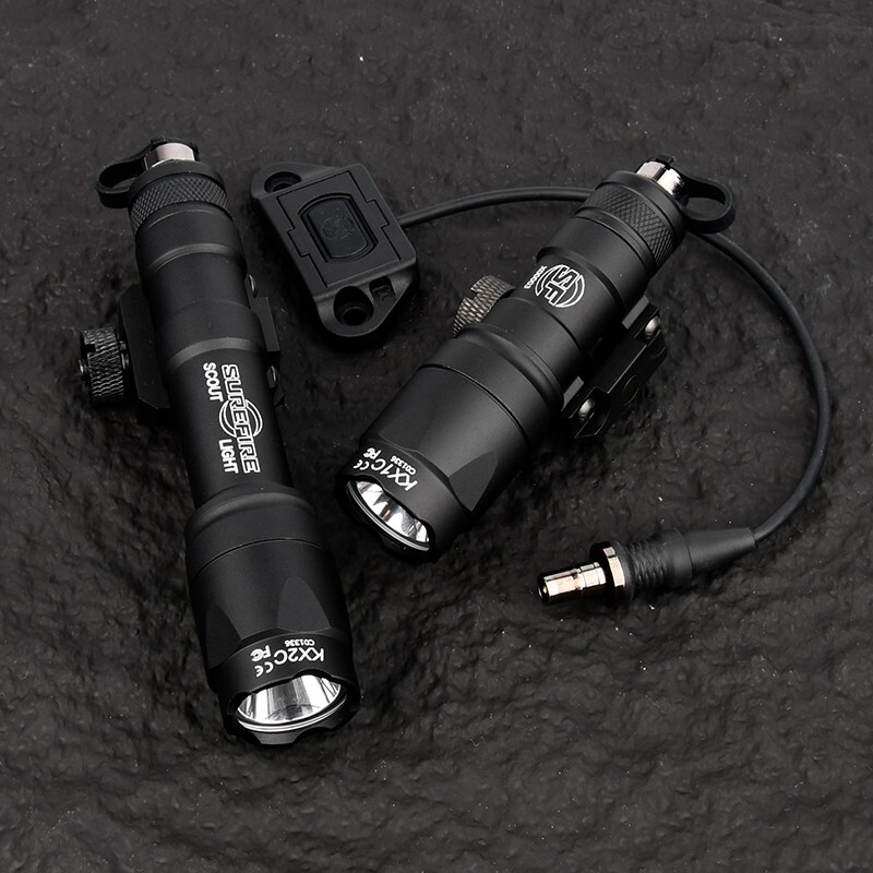 WADSN Tactical Surefir M600 M300 Airsoft Flashlight Light modbutton switch