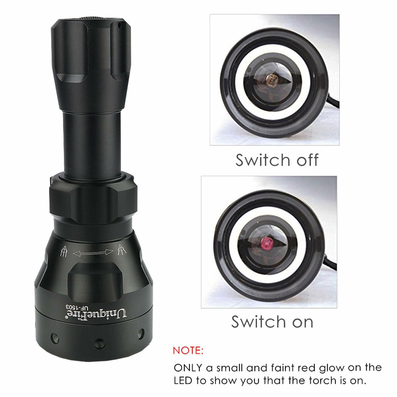 UniqueFire 1503 50mm LENS 5W IR 940nm LED Infrared Light Illuminator Flashlight