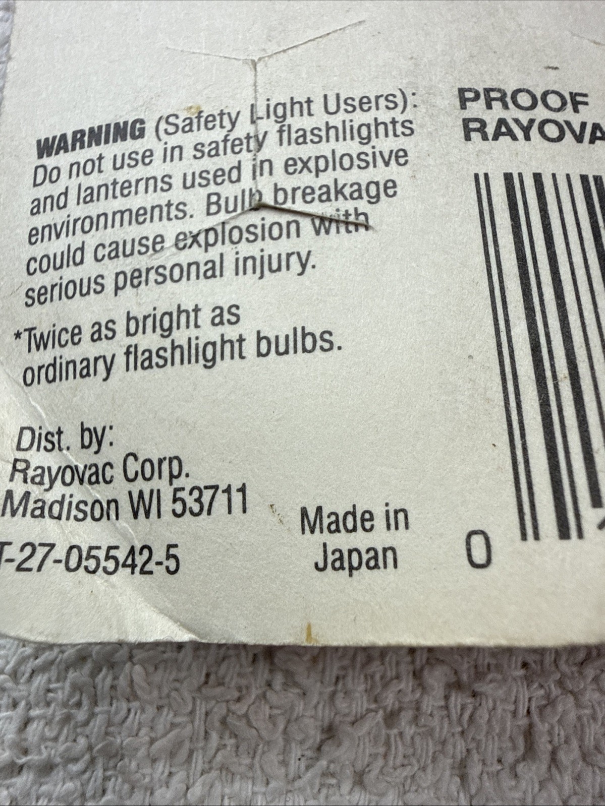 Rayovac Krypton Flashlight Bulbs 2-Pack for 6 Volt Lanterns K13-2 FREE SHIPPING!