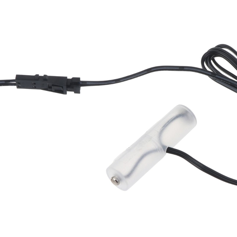 2-in-1 USB Type C to 1-24V Dual AA Dummy Battery Power Cable with Voltmeter