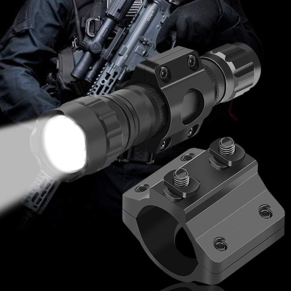 Flashlight Mount 1 inch M Lock Light Mount Compatible with M Lock Rail Systems
