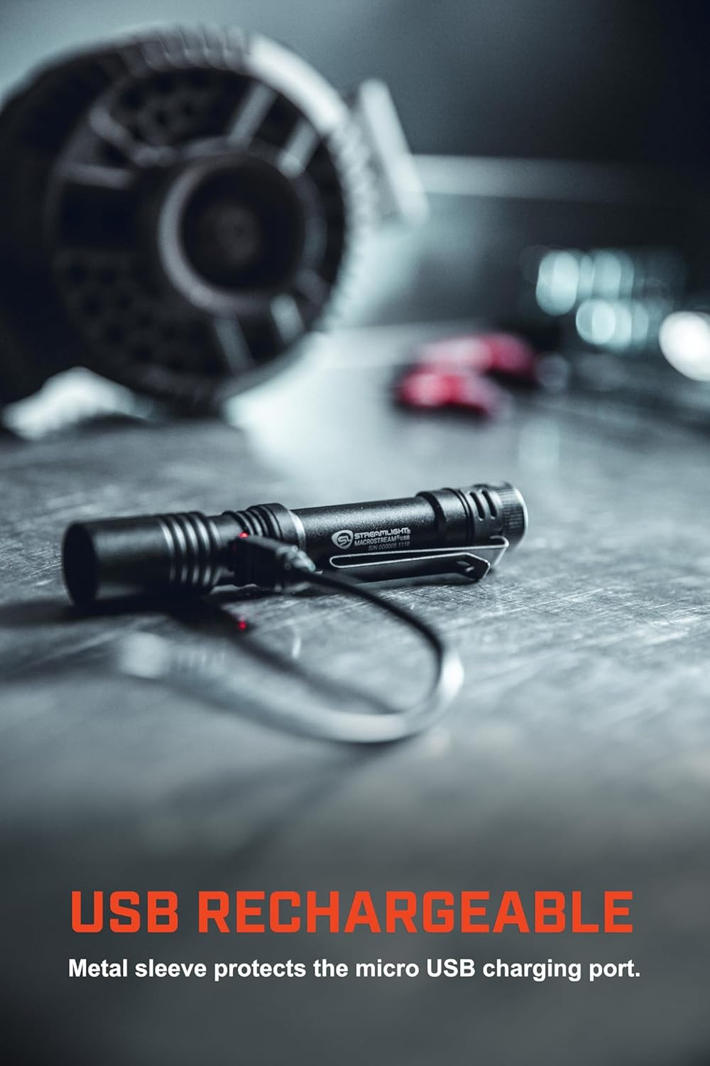 Streamlight 66320 Macrostream USB 500-Lumen 2000-Candela Rechargeable EDC Compac