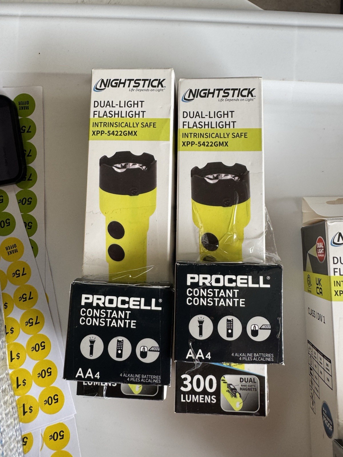 Nightstick Xpp-5422Gmx Intrin/Safe Dual Flashlight,W/Magnets