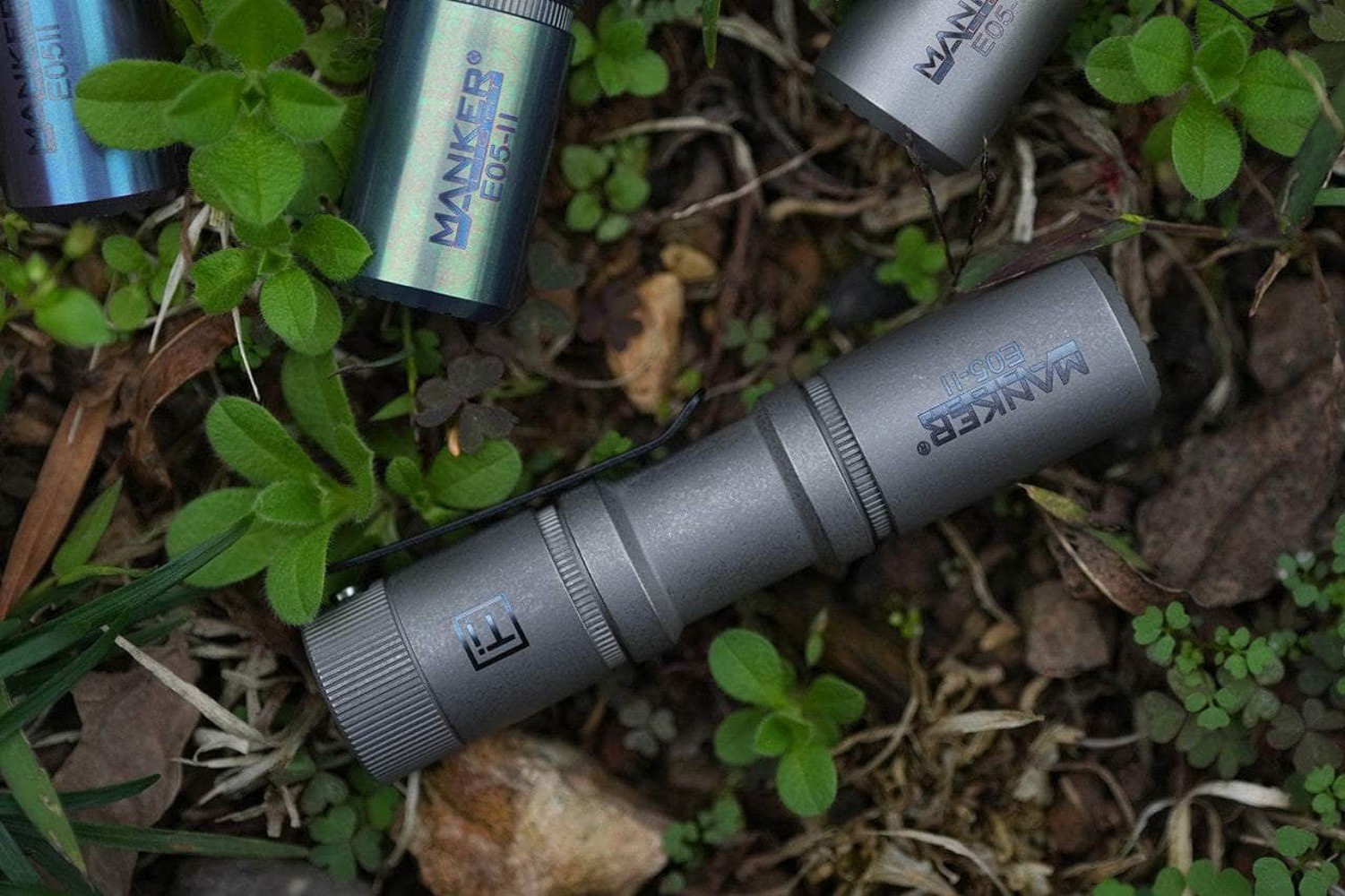 Manker E05 II – Stonewashed Ti