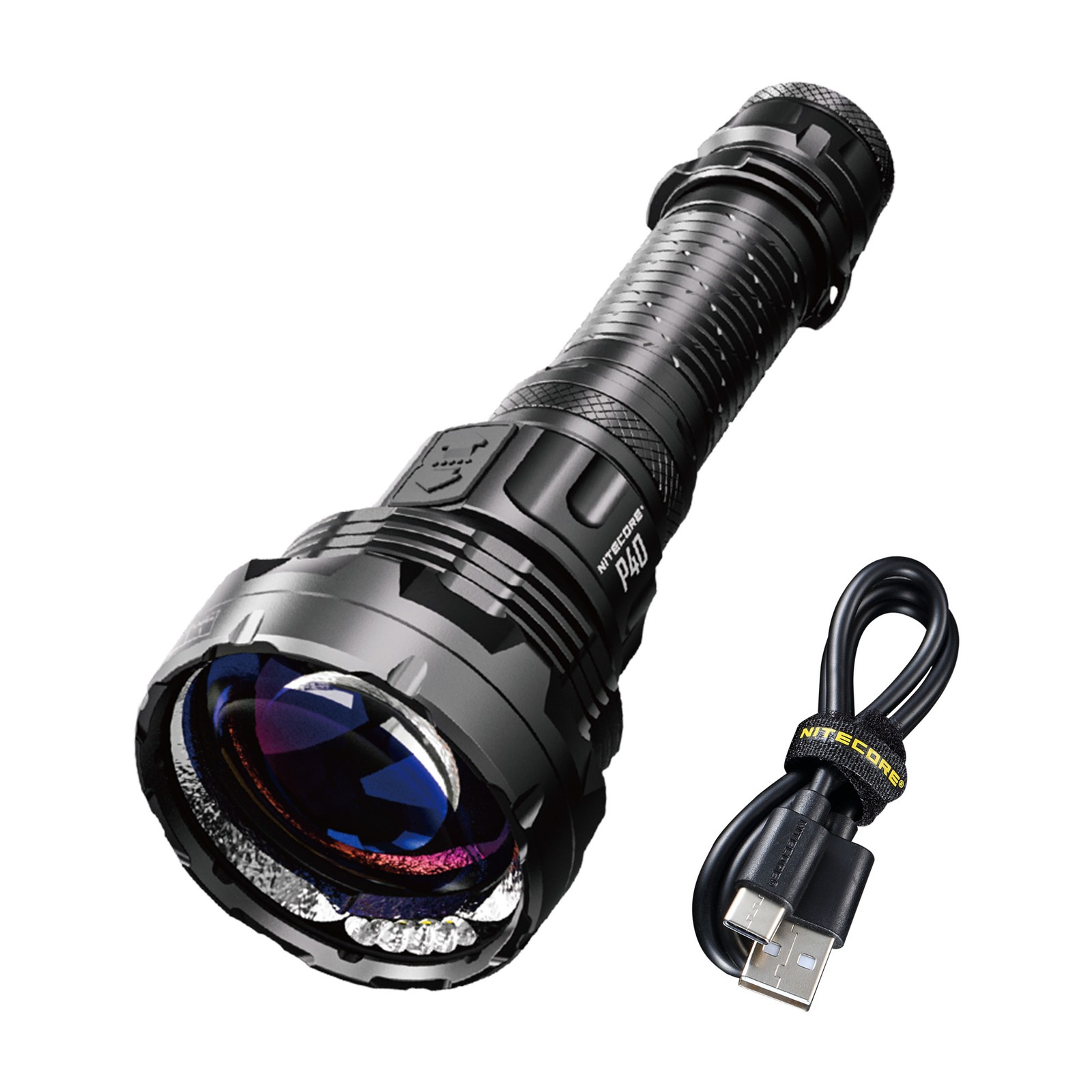 Nitecore P40 3171 Yards Ultra Long Throwing Rechargeable LEP Flashlight