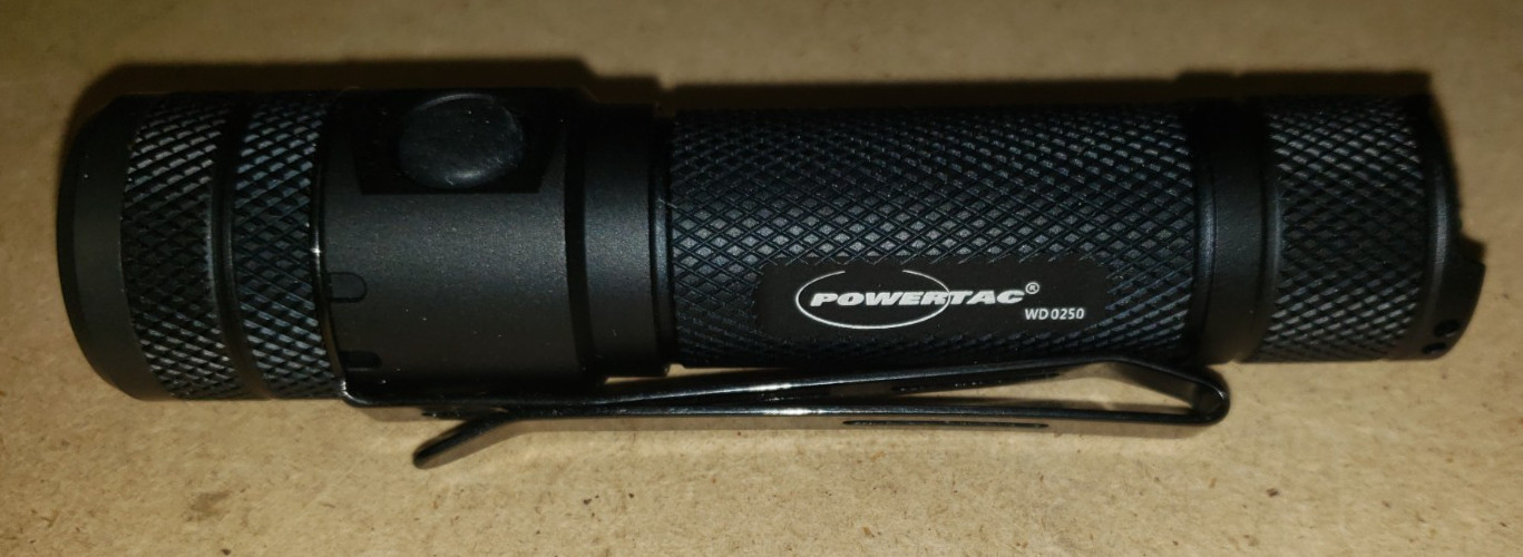 NEW POWERTAC WOFT TACTICAL EDC RECHARGEABLE LED FLASHLIGHT W.O.F.T. 1200 LUMENS