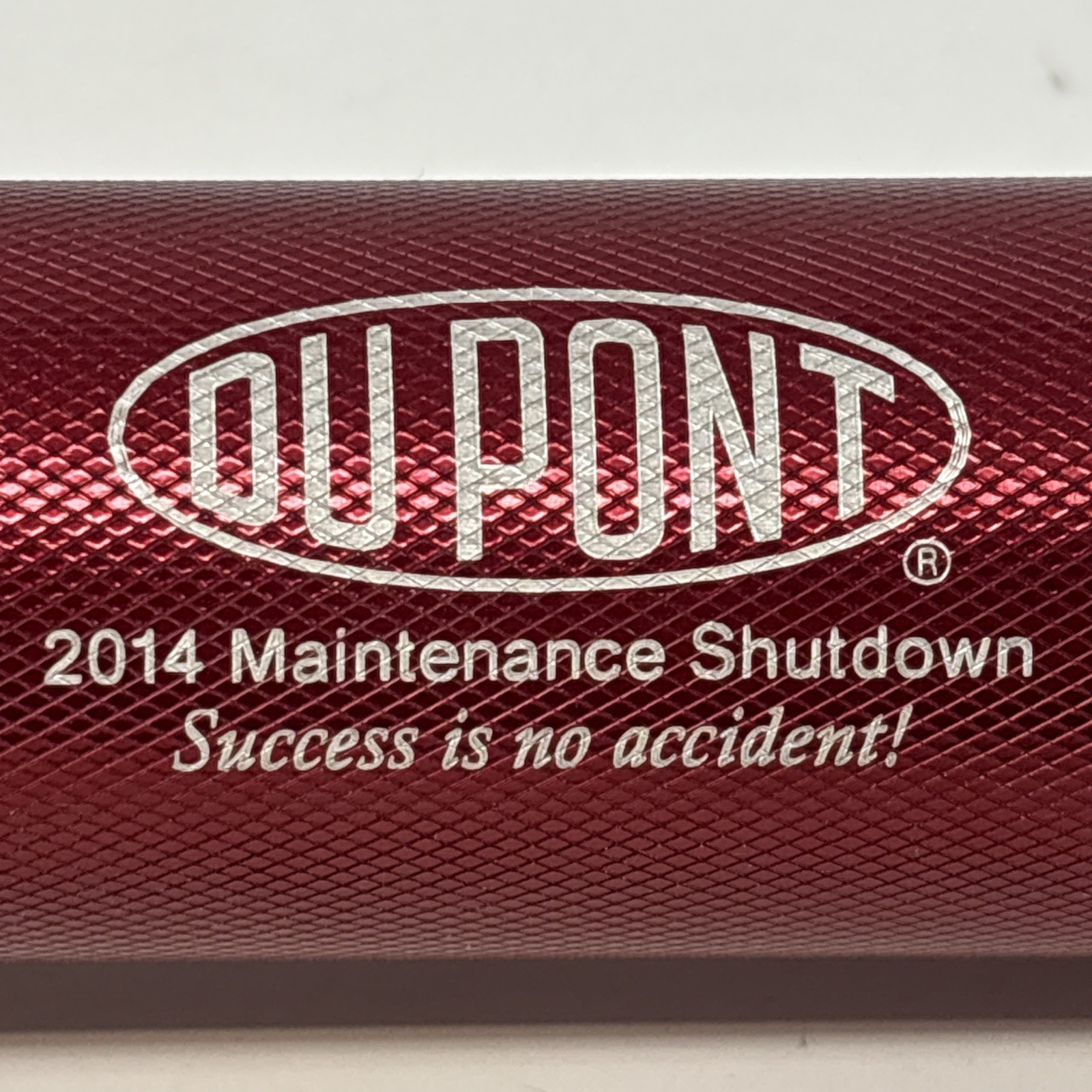 Mag-lite 3 D Cell LED Red Flashlight 12″ Printed Dupont TESTED **No Batteries