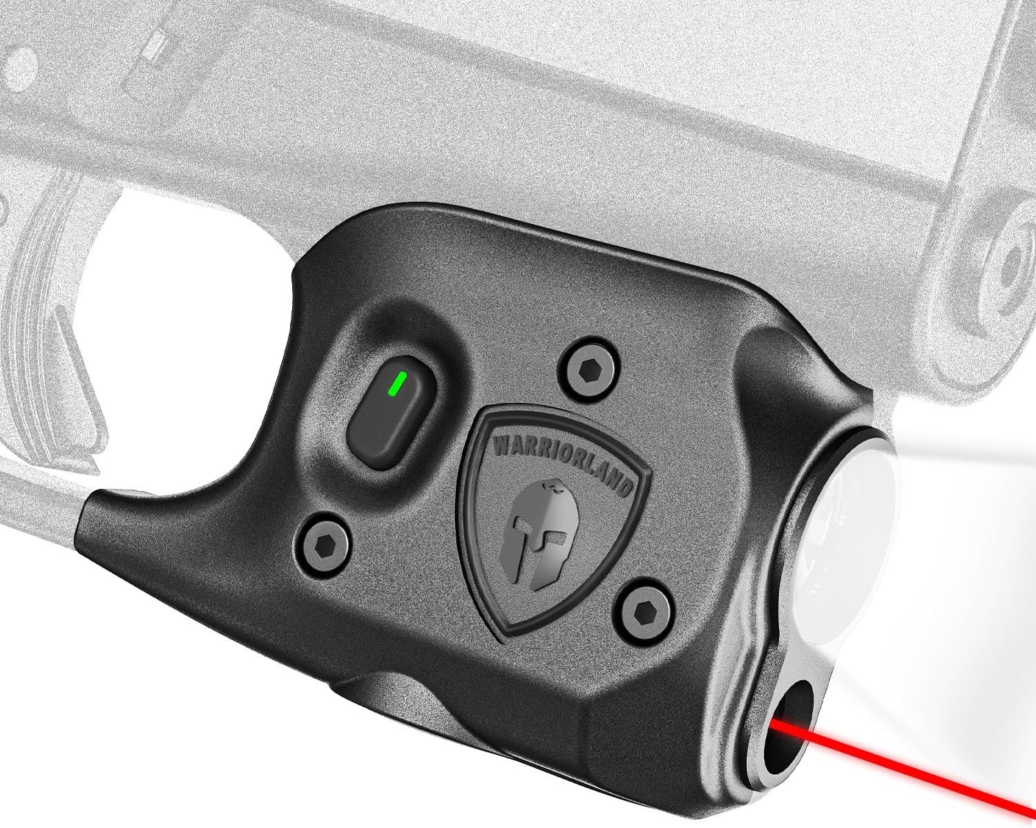 Pistol Light Green Laser Combo Fit Glock 42/43/43X/48(No Rail),Compact 150-Lumen