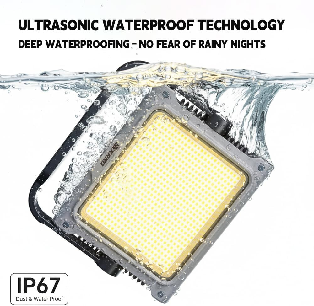 P8 Rechargeable Magnetic Work Light – 3500LM LED Lantern, 20000mAh Battery