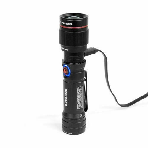 New Nebo Redline Flex – Rechargeable Pocket Light w/ Belt Clip & Charging Cable