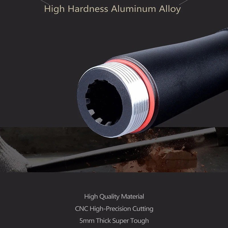LED Flashlight Waterproof Super Bright Baton Aluminium Alloy Torch