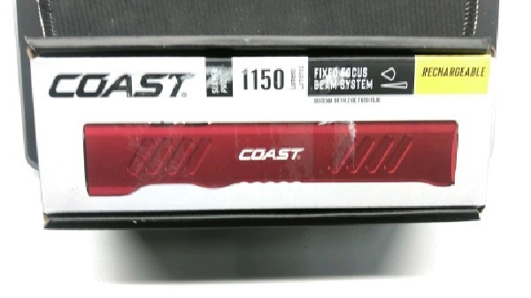 Coast Slayer 31103 LED Flashlight Red 1150 Lumen USB-C Memory Mode Rechargeable