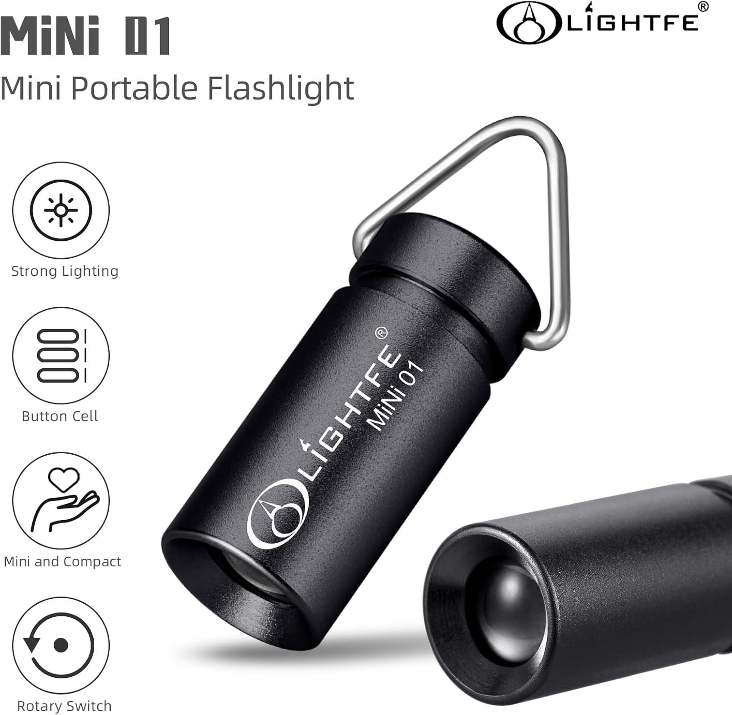 Compact Mini Keychain Flashlight – Bright, Lightweight, and Portable Light