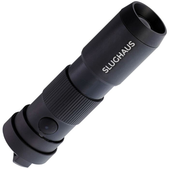 Slughaus Bullet 04 Light Black Rechargeable Telescopic Zoom Wide Beams BULLET-04