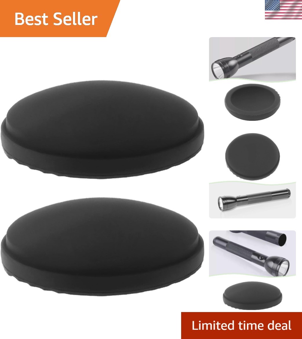 2Pcs Compatible Silicone Button Covers – Upgrade Your Maglite C/D Flashlights
