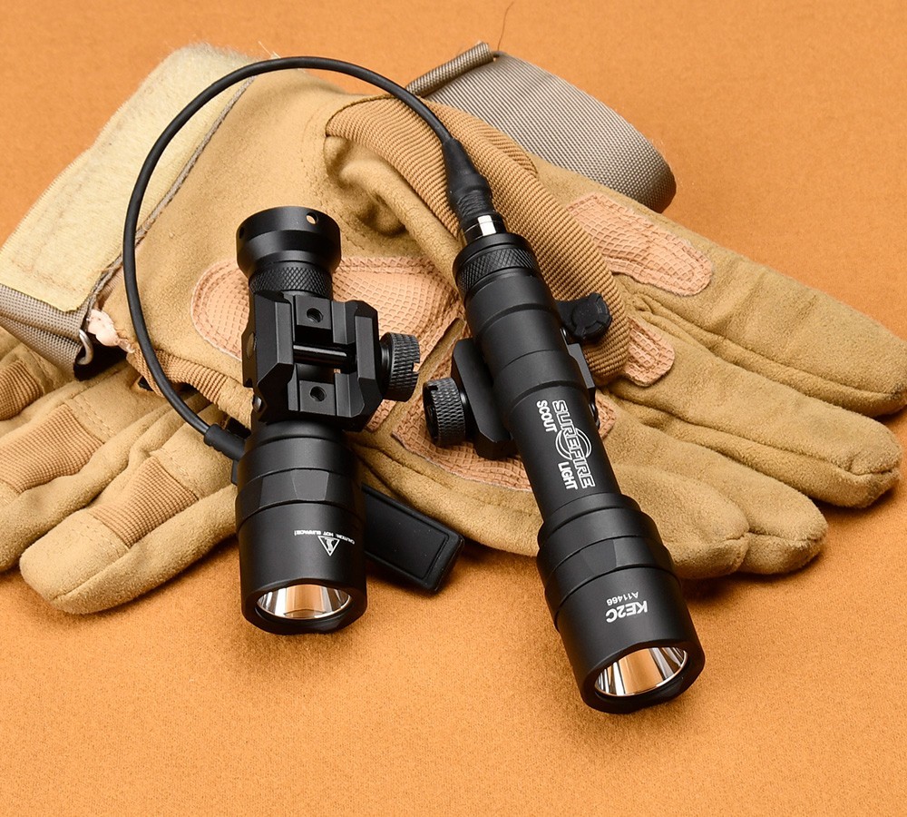 SureFir M300C Mini Scout Light M600U Tactical Flashlight Aluminum LED M600 Lamp
