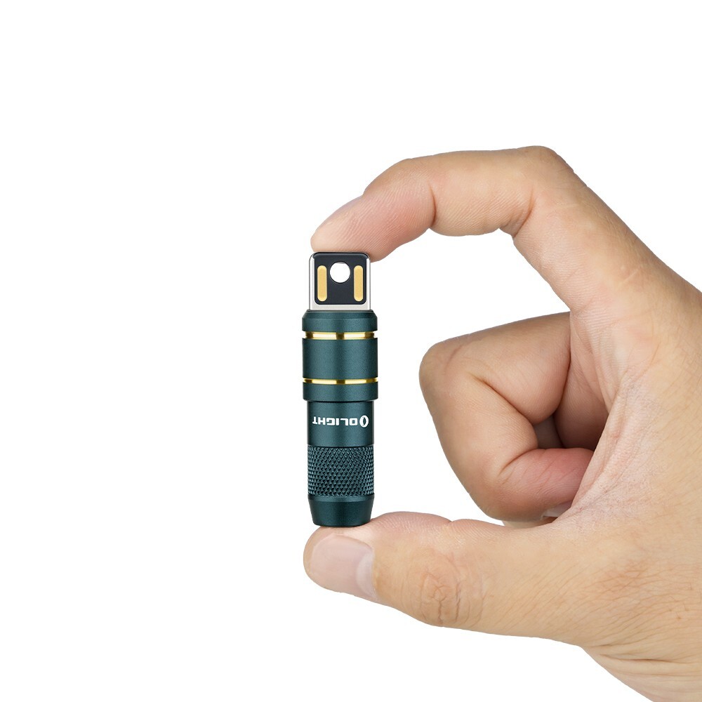 Olight imini 2 Dream Blue Rechargeable Mini Keychain EDC Flashlight, 50 Lumens