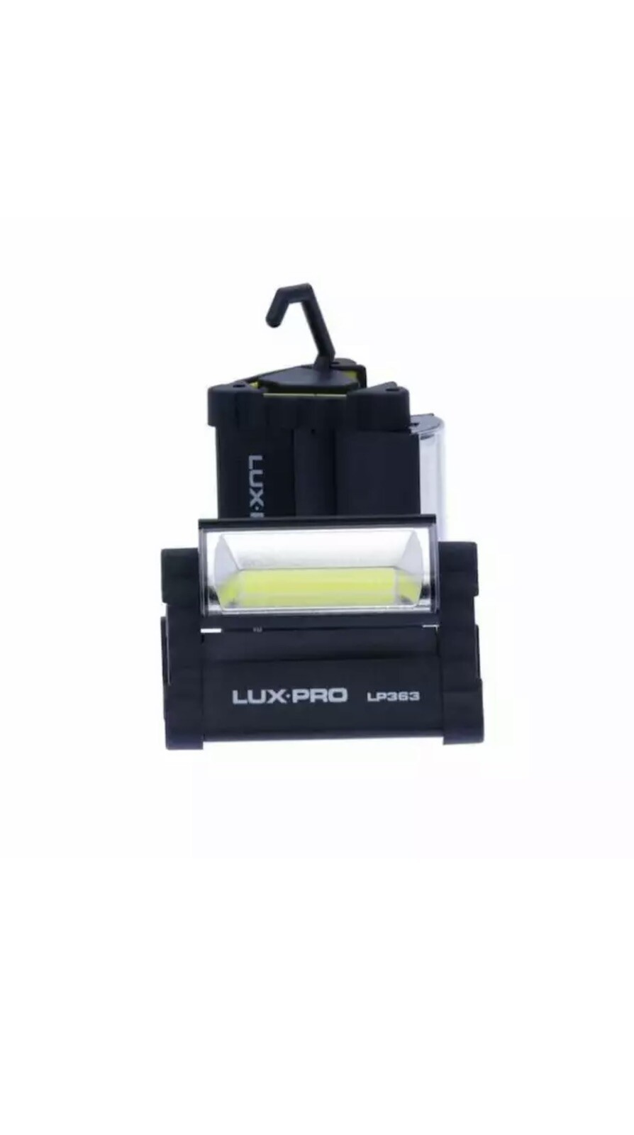 LUXPRO 2 Pack 180 Lumen Broadbeam LED Mini Triangle Area Light – NEW LP362 NIB