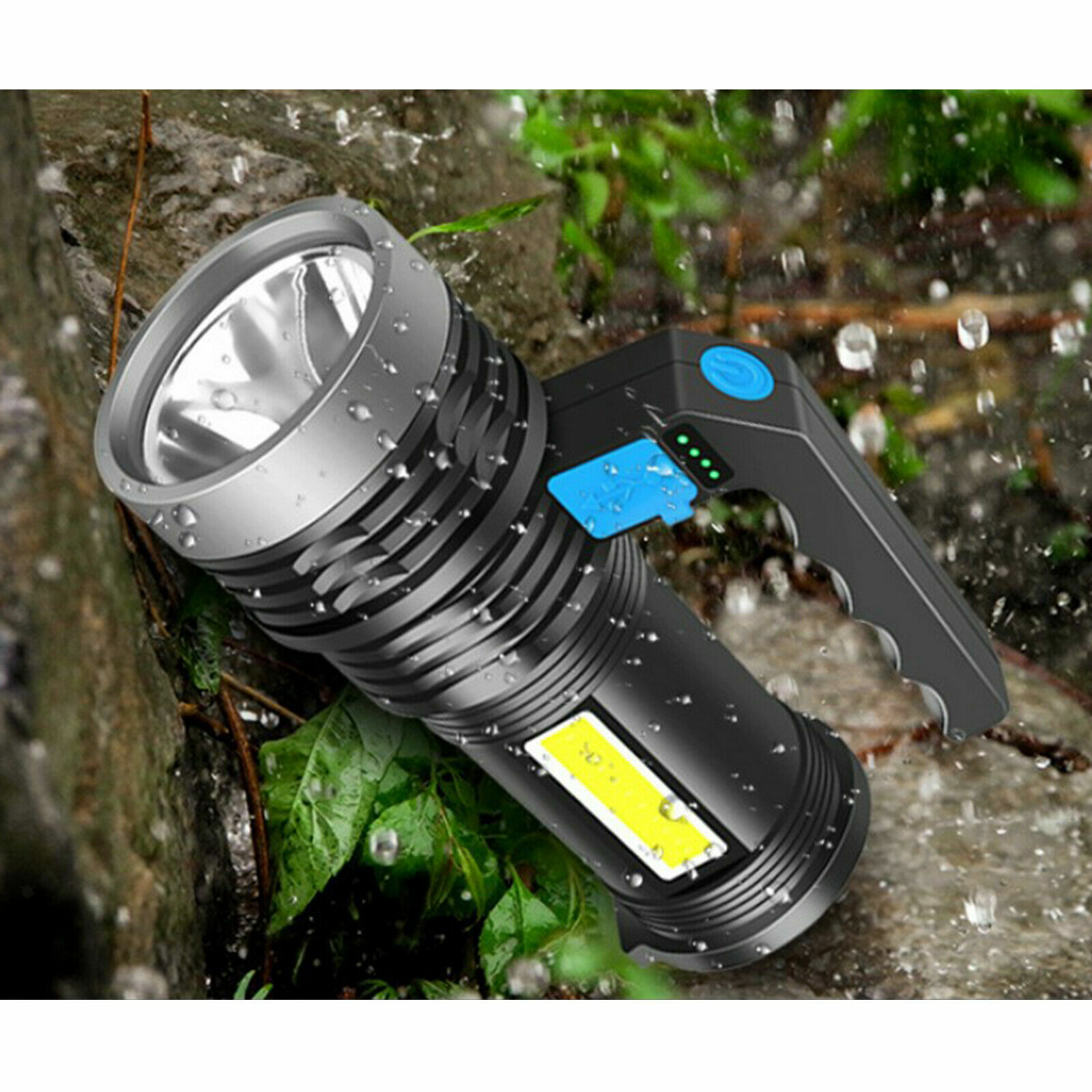Rechargeable 990000LM LED Flashlight Tactical Police Super Bright Torch Zoomable