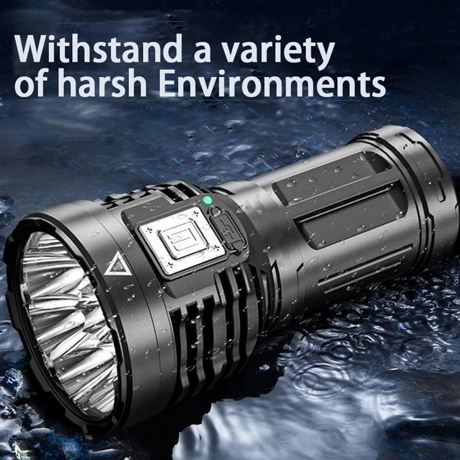 Super Bright 12000000LM Torch 8 LED Flashlight USB Rechargeable Tactical lights