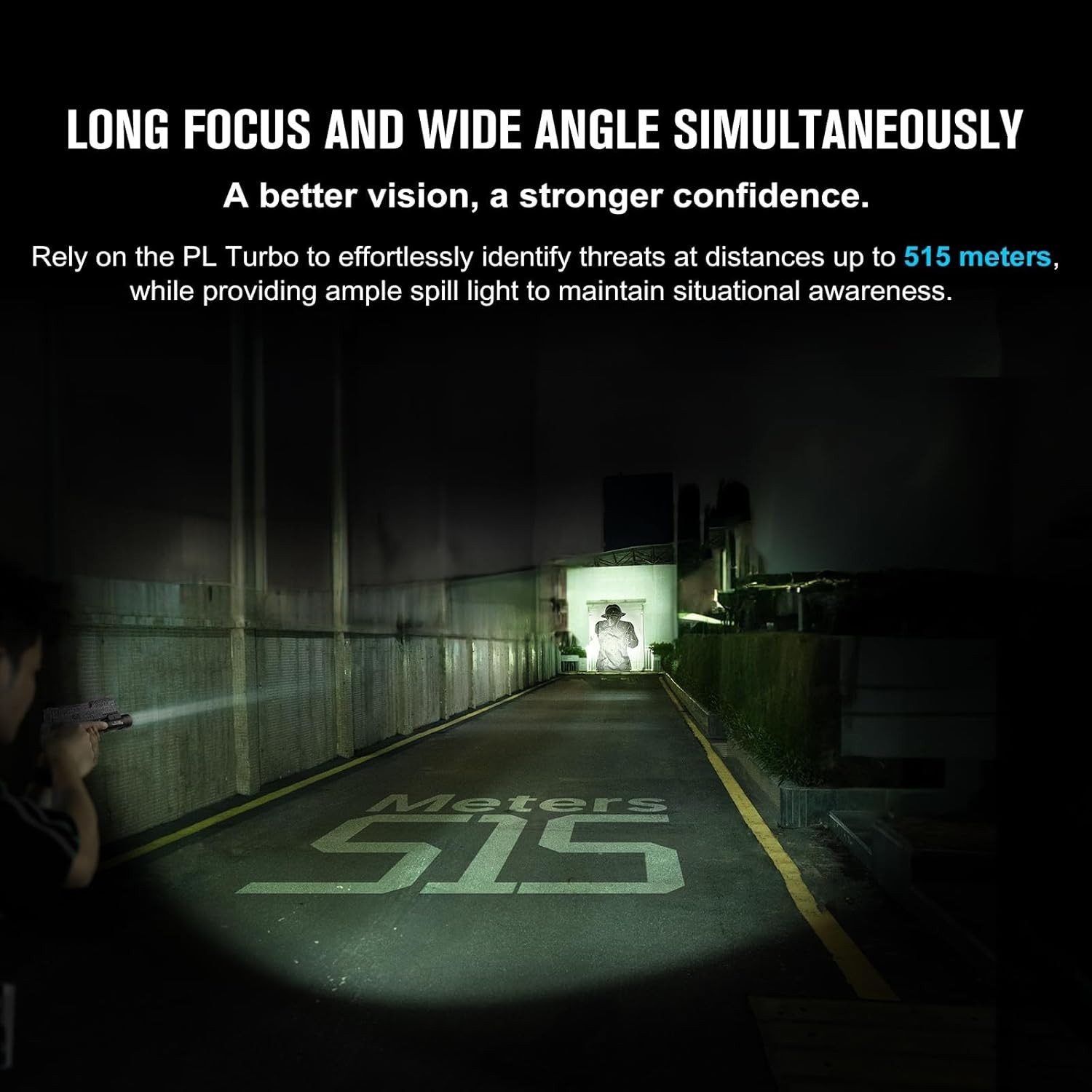Olight PL Turbo 800Lumen Tactical Rail Mount Light Strobe Spotlight & Floodlight