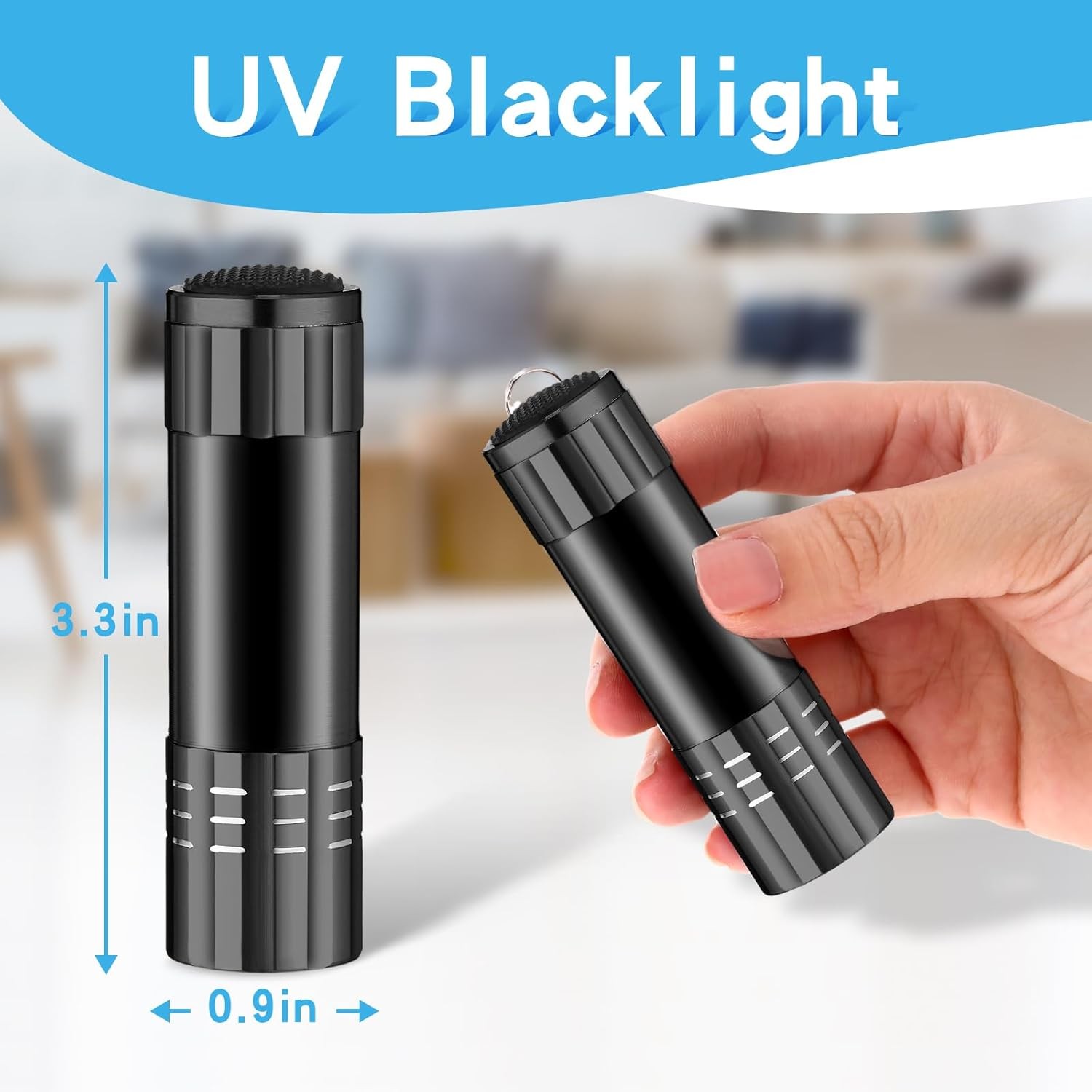 12PC UV Flashlight Black Light Super Bright 120000lm Torch Ultra Violet Lamp LED