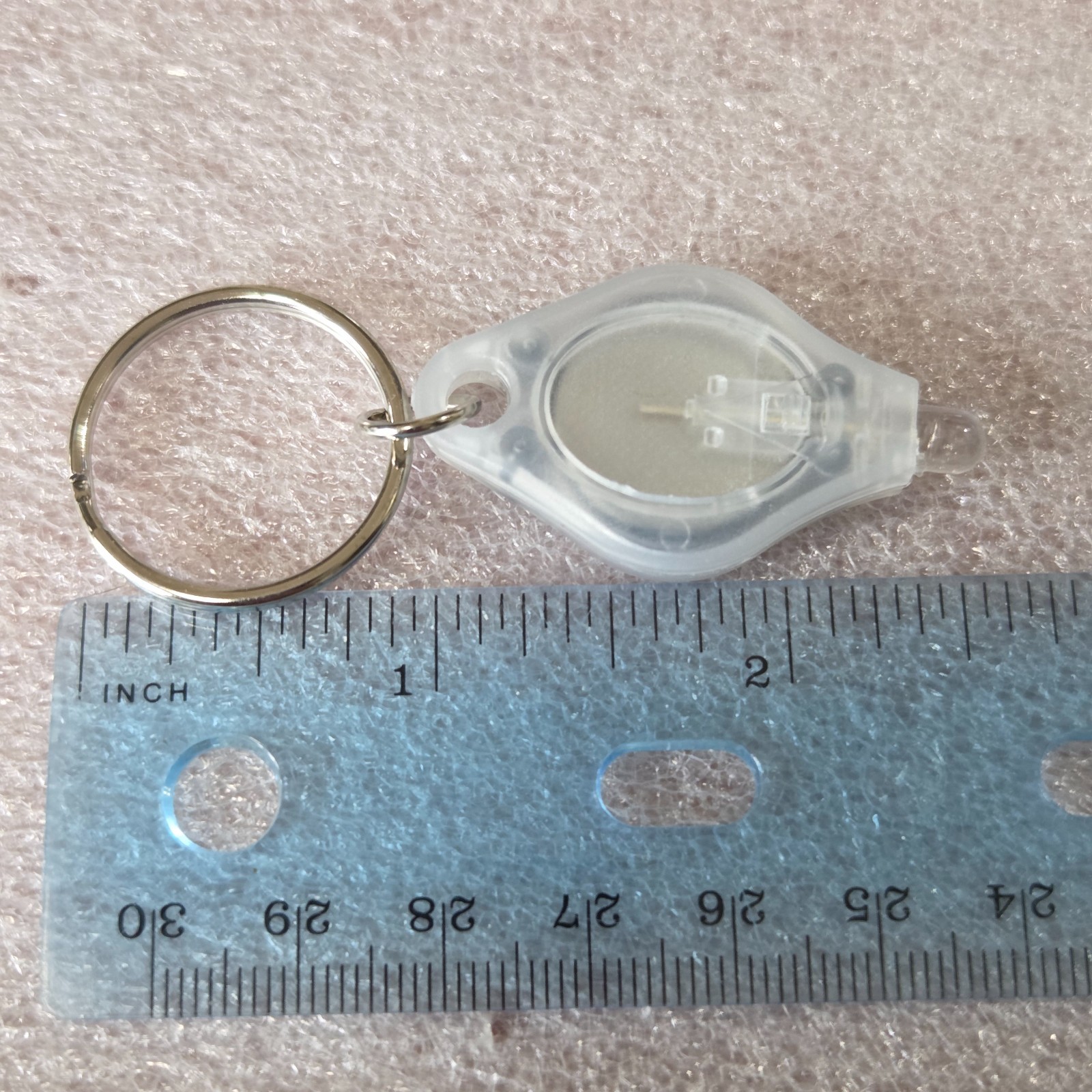 10 PCS Mini LED Keychain Flashlight Key Ring Light Bright Torch Lamp Torch