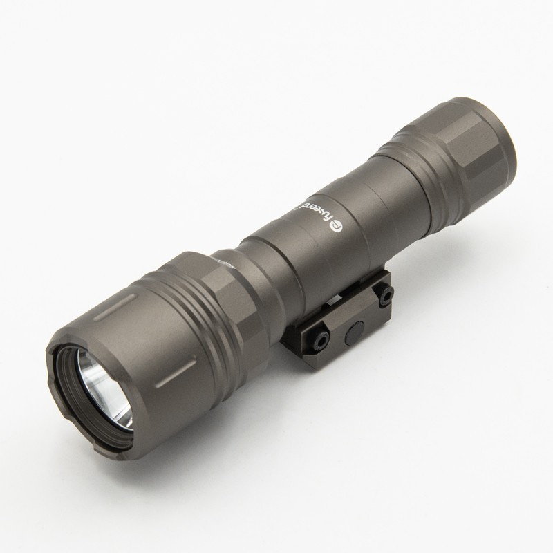 FL12W Tactical Flashlight MAX 1200 Lumens 3 Modes Push-button Tail Switch Rifle