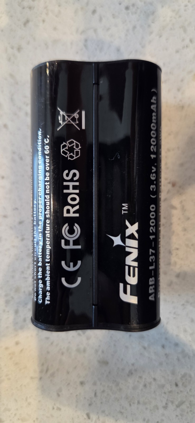 Fenix LR40R Rechargeable LED Flashlight, 18 LEDs, Li-ion, USB-C, Black