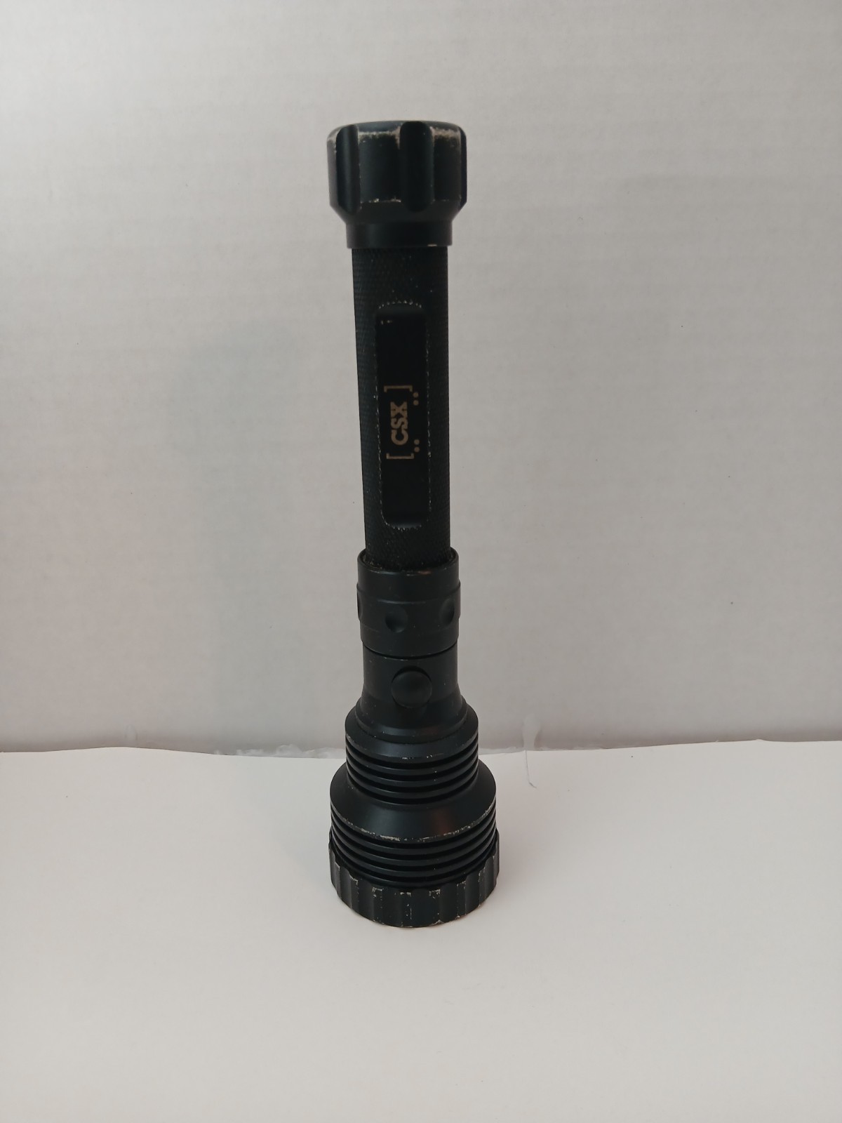Heavy Duty Aluminum Rechargeable Flashlight Branded CSX Railroad, Free Shipping!
