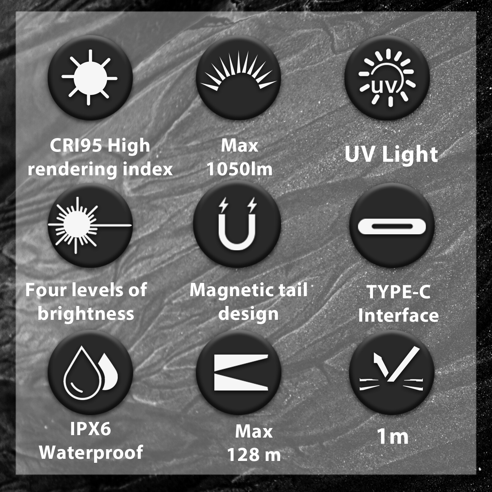 Trustfire MINIX3 4-in-1 EDC Flashlight Magnetic Torch with Laser UV FloodLight V
