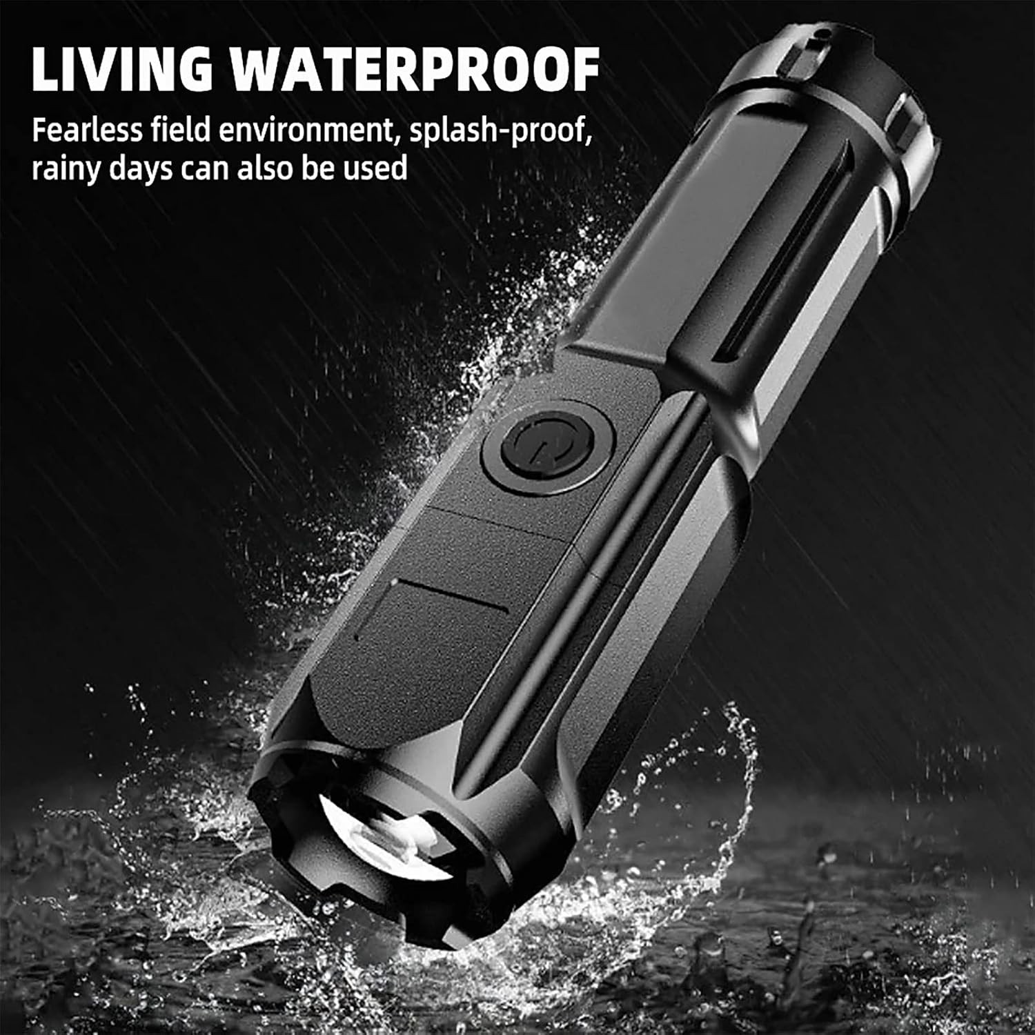 Rechargeable 990000LM LED Flashlight Tactical Police Super Bright Torch Zoomable