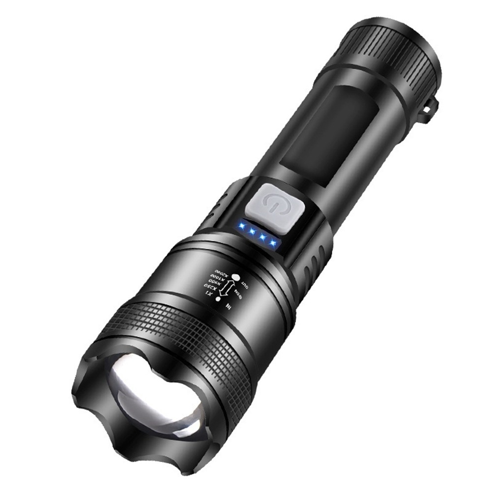 Led Flashlight P70 Torch Powerful Telescopic Flashlight Portable Long9800